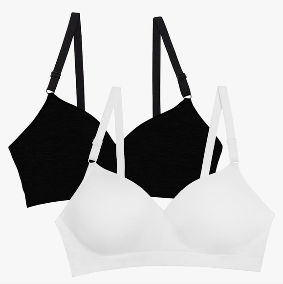 Fruit of the Loom Women's Seamless Wire Free Push-up Bra [2 Pack] - Picture 3 of 10